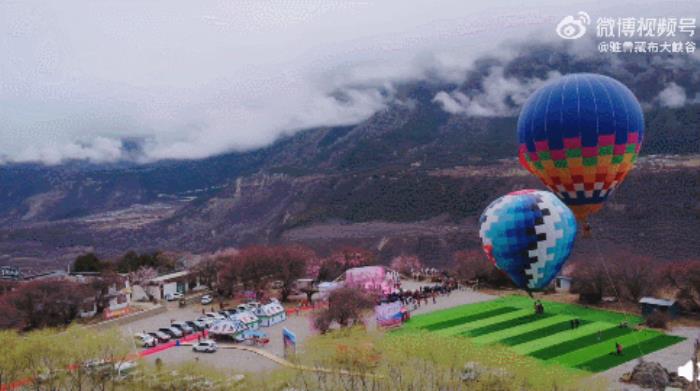 位列世界峽谷之首 春日乘熱氣球賞西藏雪山桃林! 位列世界峽谷之首 春日乘熱氣球賞西藏雪山桃林!