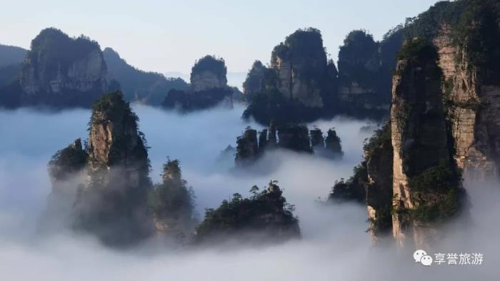張家界導游向送平微信，一起領略張家界的神奇風光