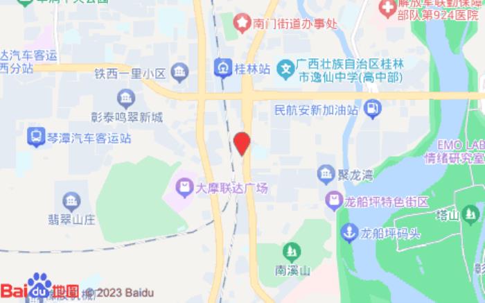 如家酒店(桂林火車站兩江四湖店)位置圖 如家酒店(桂林火車站兩江四湖店)位置圖