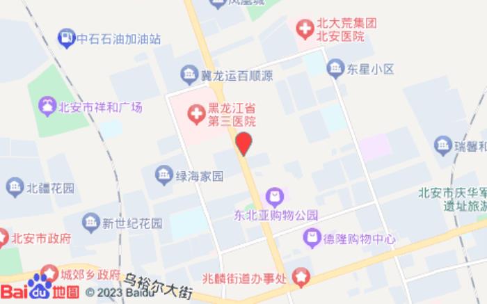 如家睿柏·云酒店(北安東北亞購物廣場店)位置圖