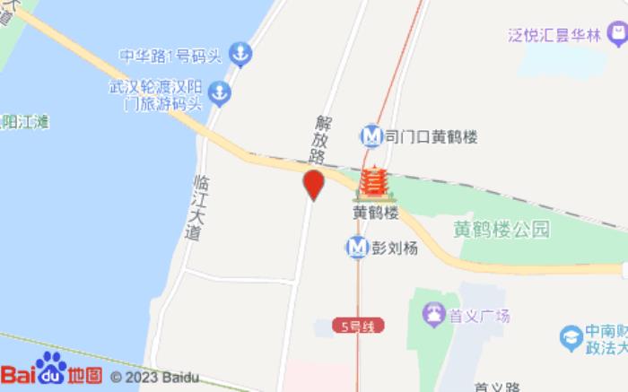 麗楓酒店(武漢黃鶴樓戶部巷店)位置圖 麗楓酒店(武漢黃鶴樓戶部巷店)位置圖