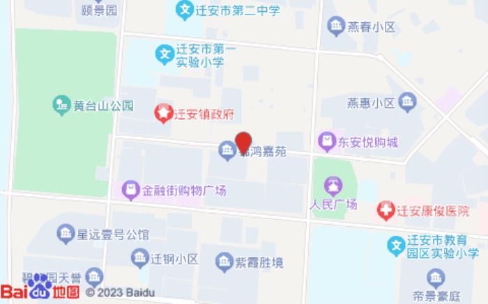 驛家365連鎖酒店(遷安店)位置圖