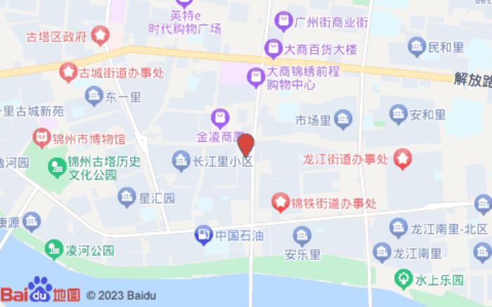 白玉蘭商務酒店(錦州中央大街旗艦店)位置圖