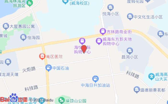 銀座佳驛酒店(威海恒瑞街店)位置圖