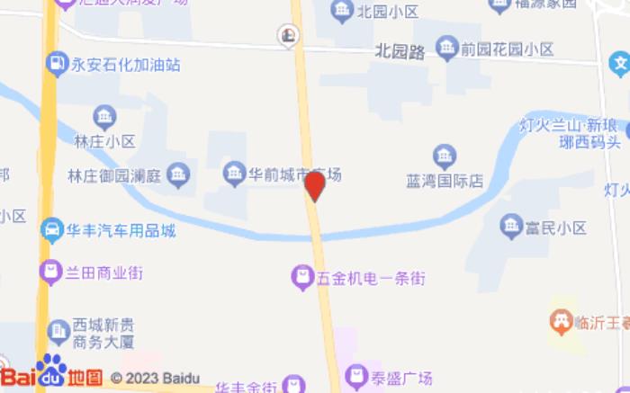 銀座佳驛酒店(臨沂涑河店)位置圖 銀座佳驛酒店(臨沂涑河店)位置圖