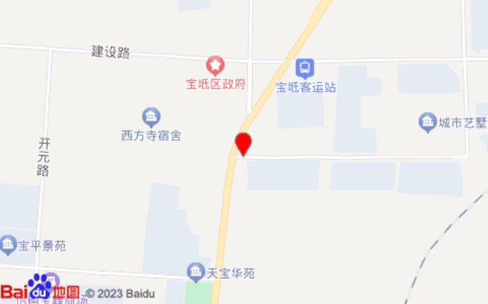 如家華驛精選酒店(天津寶坻鈺華街店)位置圖