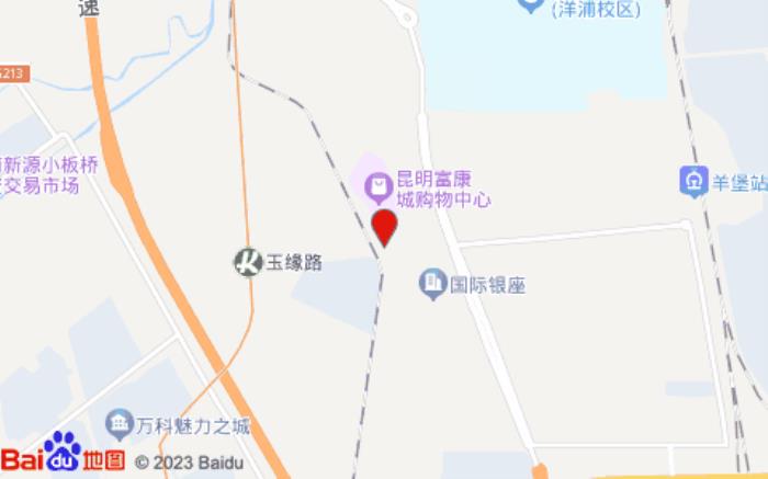 雅斯特酒店(昆明學院店)位置圖 雅斯特酒店(昆明學院店)位置圖