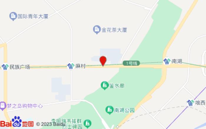 雅斯特酒店(南寧南湖地鐵站新興大廈店)位置圖