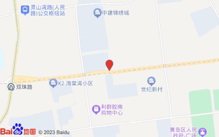 漢庭酒店(漢庭青島黃島城市陽臺酒店)位置圖 漢庭酒店(漢庭青島黃島城市陽臺酒店)位置圖