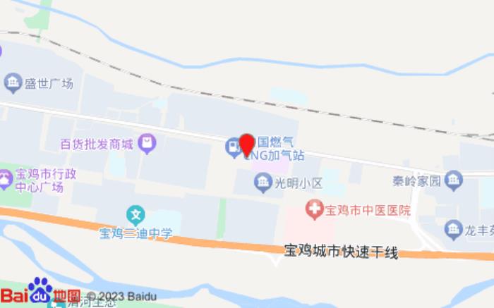 寶雞三迪華美達酒店位置圖 寶雞三迪華美達酒店位置圖