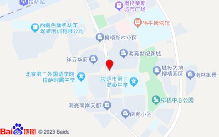 驛居酒店(拉薩火車站海亮世紀新城店)位置圖