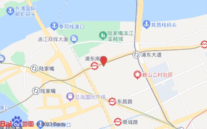 上海陸家嘴浦東大道亞朵酒店位置圖