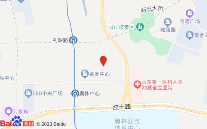 銀座佳驛酒店(奧體中心店)位置圖