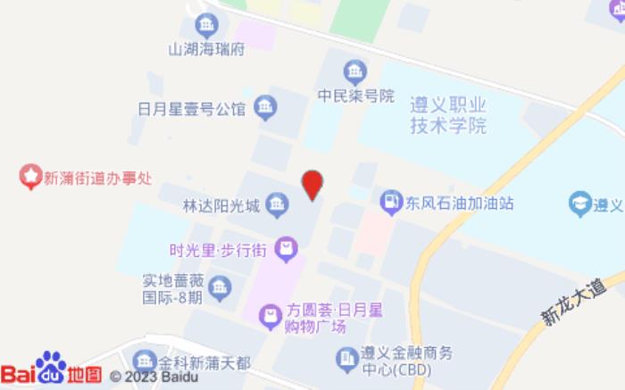 桔子酒店(遵義新蒲林達陽光城店)位置圖 桔子酒店(遵義新蒲林達陽光城店)位置圖