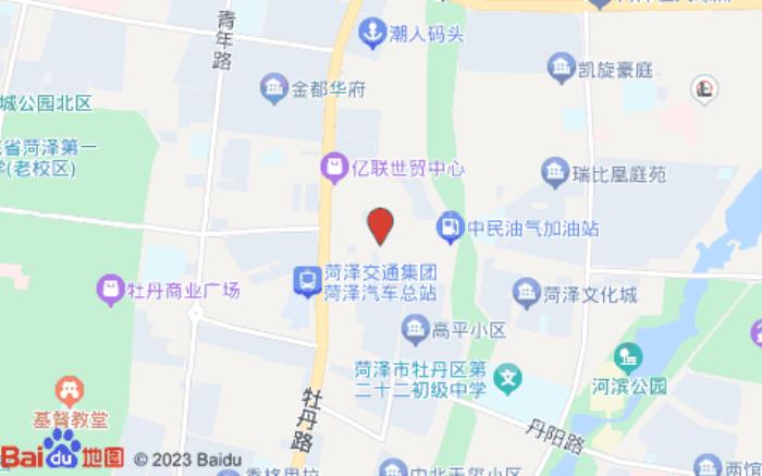 銀座佳驛酒店(菏澤汽車站店)位置圖