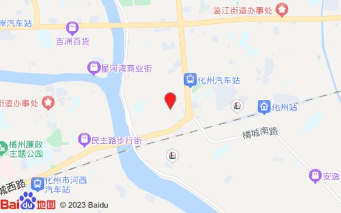 茂名化州和美商務酒店(三十米街店)位置圖