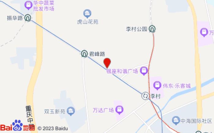 全季酒店(青島李村步行街店)位置圖 全季酒店(青島李村步行街店)位置圖