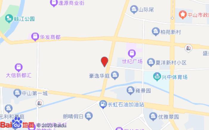 如家商旅酒店(中山利和廣場體育路店)位置圖