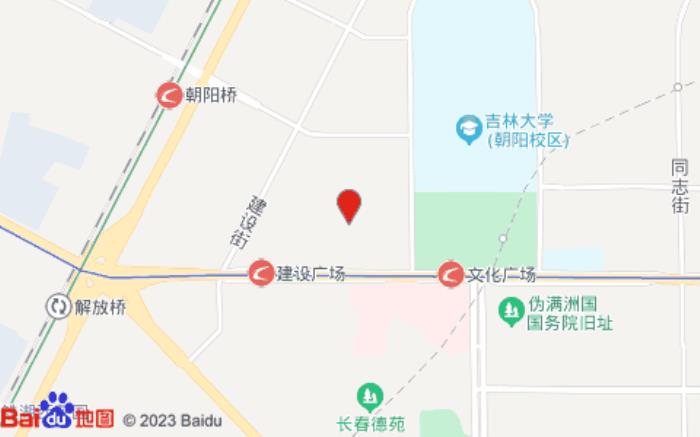 7天酒店(長春吉大一院文化廣場店)位置圖 7天酒店(長春吉大一院文化廣場店)位置圖