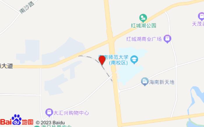 海口東站希爾頓歡朋酒店(龍昆南路店)位置圖