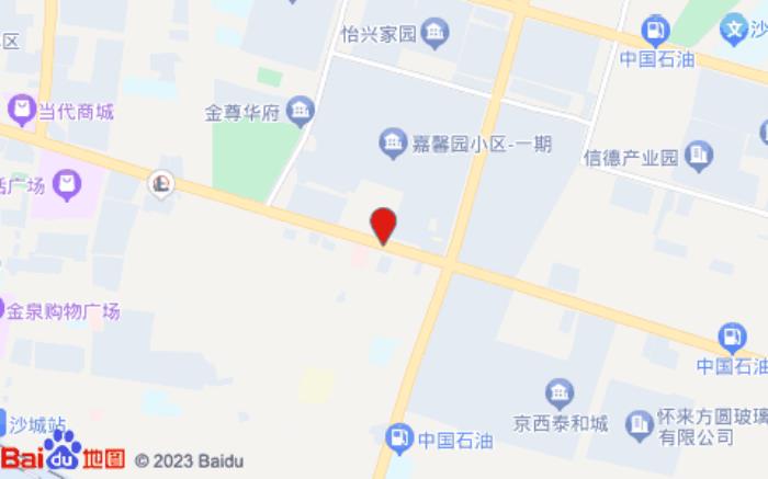驛家365連鎖酒店(沙城店)位置圖 驛家365連鎖酒店(沙城店)位置圖