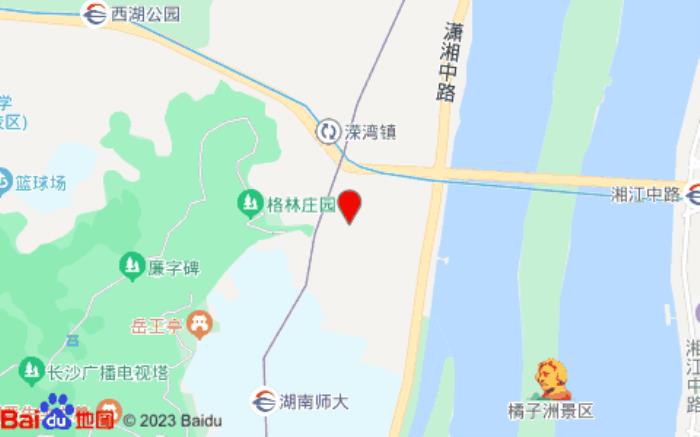 如家酒店(長沙岳麓山師大店)位置圖