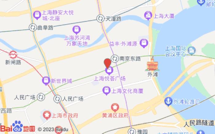 漢庭酒店(上海南京東路地鐵站店)位置圖 漢庭酒店(上海南京東路地鐵站店)位置圖