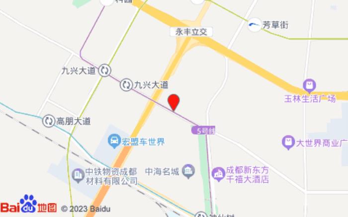 全季成都永豐神仙樹酒店位置圖