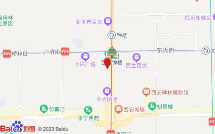 如家酒店·neo(西安鐘樓地鐵站店)位置圖