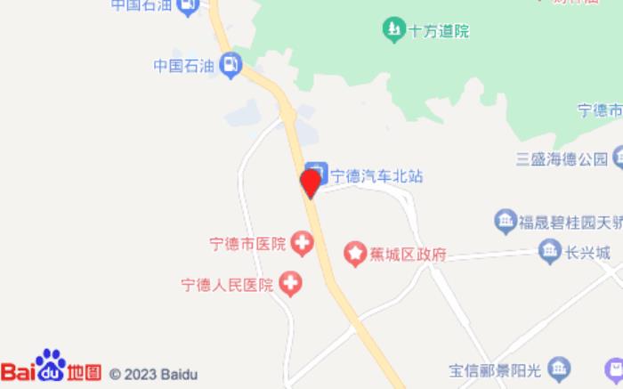 凱思特酒店(寧德汽車北站店)位置圖 凱思特酒店(寧德汽車北站店)位置圖