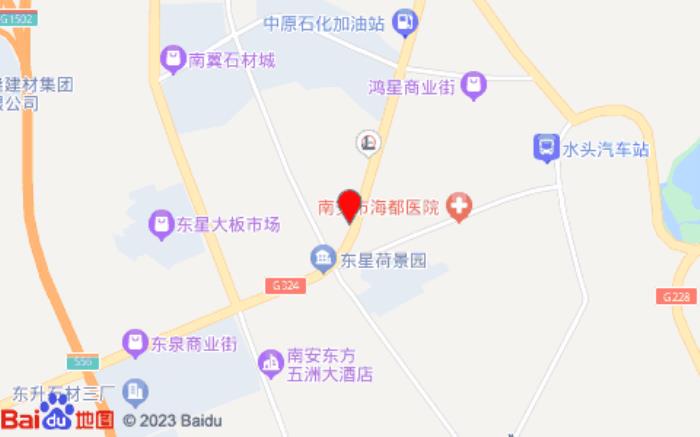 漢庭酒店泉州南安水頭石材城店(福昆線店)位置圖
