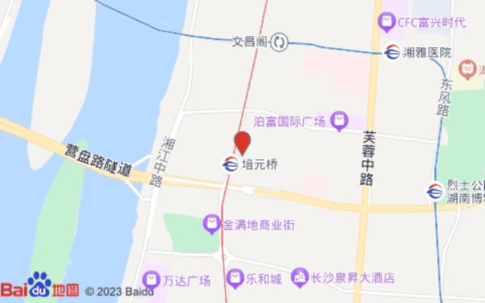 派酒店(長沙五一廣場店)位置圖