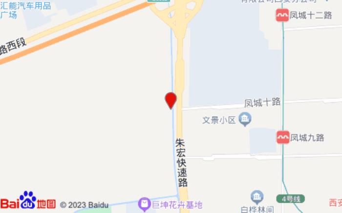 駿怡連鎖酒店(西安北站朱宏路店)位置圖 駿怡連鎖酒店(西安北站朱宏路店)位置圖
