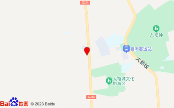 都市花園酒店(喜州古鎮店)位置圖