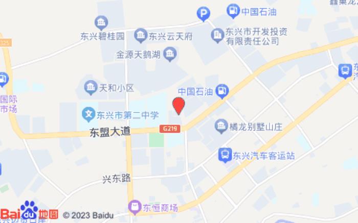 雅斯特酒店(東興民族路店)位置圖 雅斯特酒店(東興民族路店)位置圖
