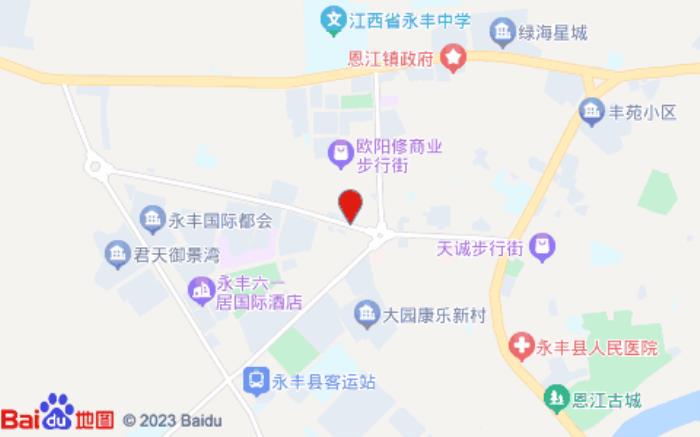 海友酒店(吉安永豐縣政府店)位置圖 海友酒店(吉安永豐縣政府店)位置圖