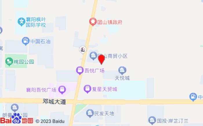 雅斯特酒店(襄陽天貿城店)位置圖 雅斯特酒店(襄陽天貿城店)位置圖