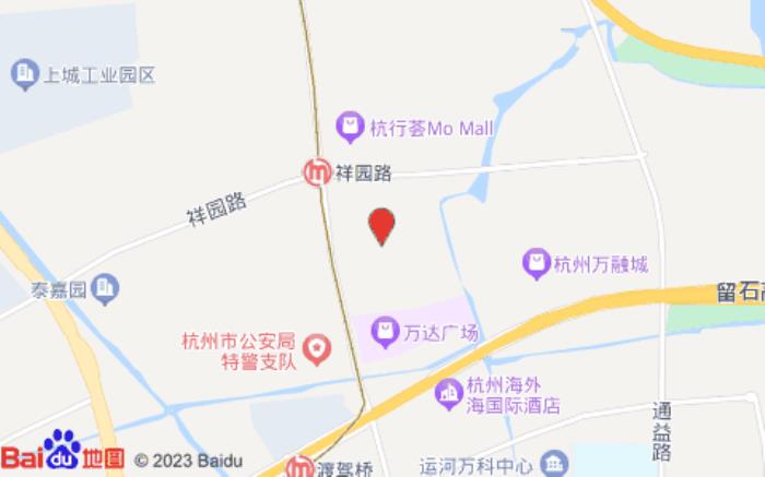 全季酒店(杭州運河萬達廣場杭行路店)位置圖