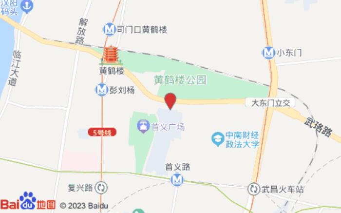 雅斯特酒店(武漢黃鶴樓首義廣場(chǎng)店)位置圖