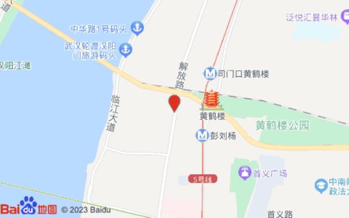 海友酒店(武漢黃鶴樓店)位置圖