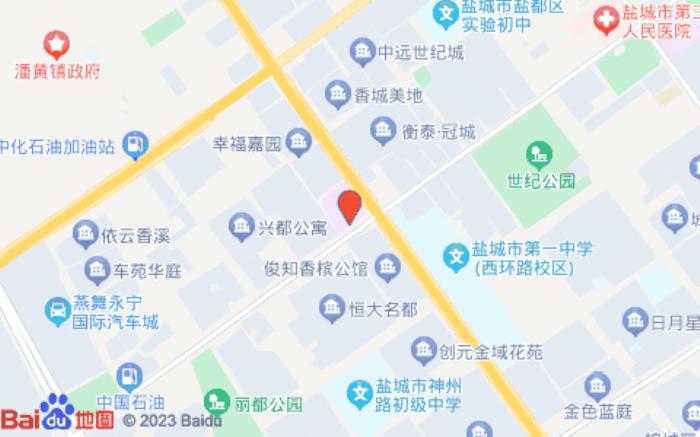 如家精選酒店-鹽城西環路鹽都區政府店位置圖