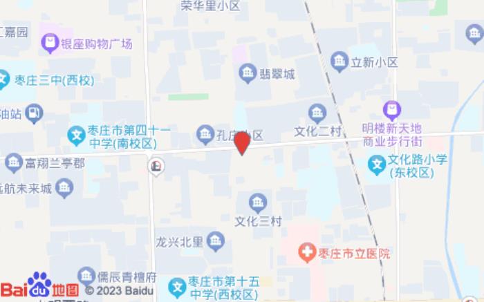 銀座佳驛酒店(棗莊文化路店)位置圖 銀座佳驛酒店(棗莊文化路店)位置圖
