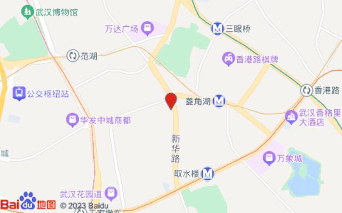 雅斯特酒店(武漢菱角湖地鐵站店)位置圖 雅斯特酒店(武漢菱角湖地鐵站店)位置圖