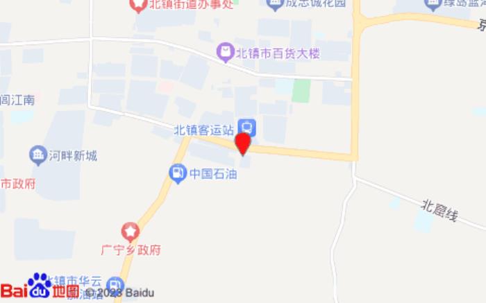 格林豪泰智選酒店(錦州北鎮客運站店)位置圖 格林豪泰智選酒店(錦州北鎮客運站店)位置圖