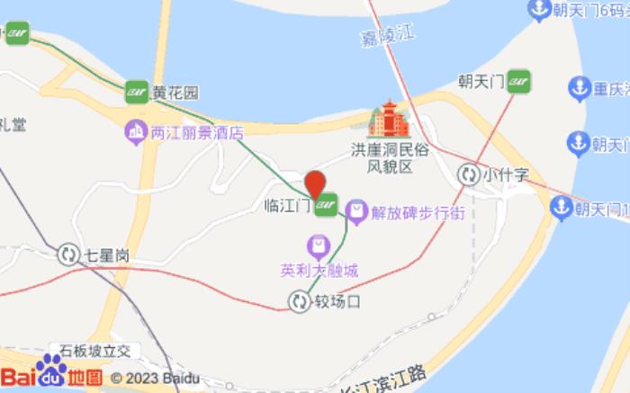 海友酒店(重慶解放碑步行街店)位置圖