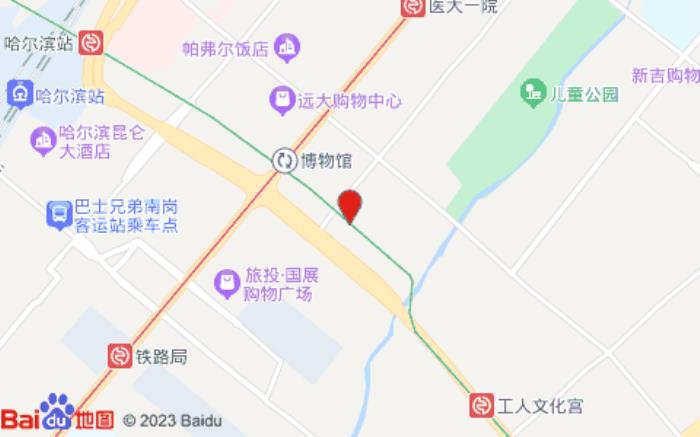 銳思特逸致酒店(哈爾濱花園街秋林店)位置圖