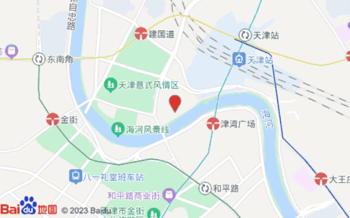 天津天津站希爾頓歡朋酒店位置圖