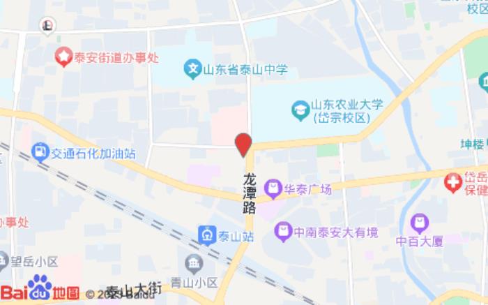 格林豪泰智選酒店(泰山景區龍潭路店)位置圖
