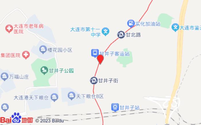 驛家365連鎖酒店(甘井子店)位置圖 驛家365連鎖酒店(甘井子店)位置圖