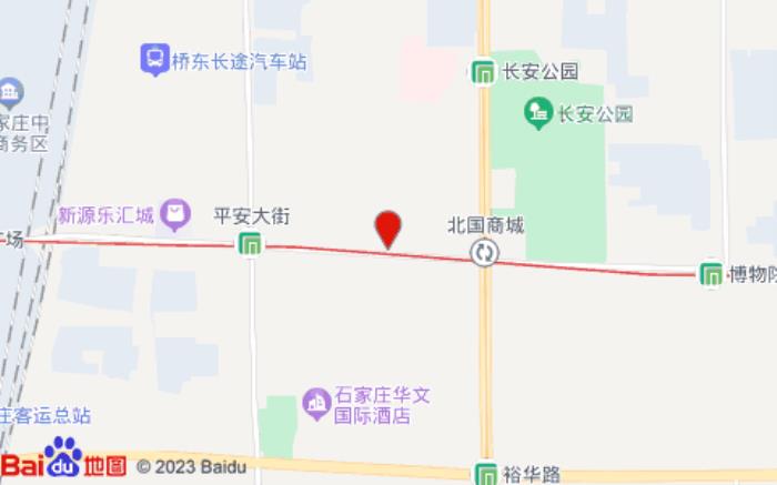 石家莊勒泰中心美侖酒店位置圖